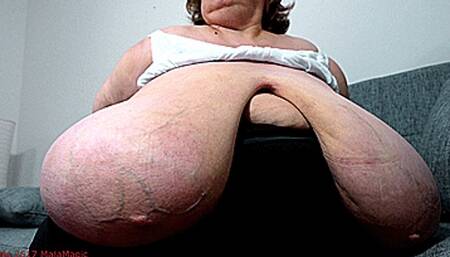 Maja meets Karola Part 193 - Karola's Giant Boobs in small Bras Part 1 - Alternate Version (Clip No 2617 - mp4 version)