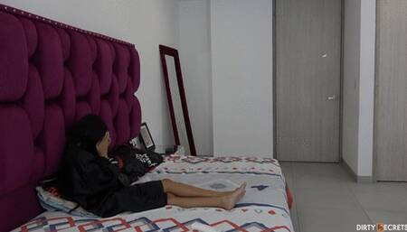 MY STEPDAUGHTER SUCKS MY COCK IN HER ROOM