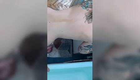 We Finally Clean Our Bath! and After That, She Got Her Favorite Dick and Fucked Like a Meat!