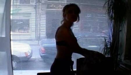 Three Horny Guys Fucking Slutty French Office Girl