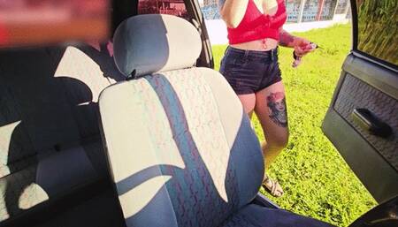 I got lost on the way home with the car broken down - Front View