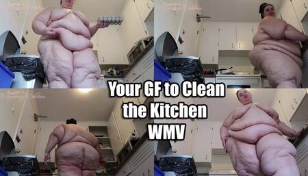 Your GF to Clean the Kitchen