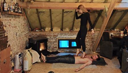 The eye accident -Lena- [Insane clip] (full body perspective)