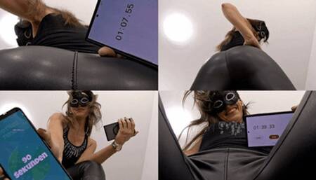 Playing the mean facesitting wheel of fortune game