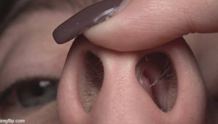 What am I hiding in my nose - part of Custom