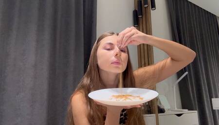 Nastya sniffs sneezing powder (custom video) part 1