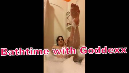 Bathtime with Goddexx Hazel Rose - Foot Fetish Delight