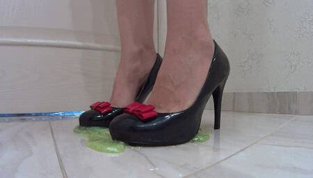 Get stuck in sticky mass