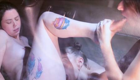 Foot Worship For Three Babes