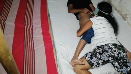 I Took off My Husband's Pants While He Was Resting and Tasted and Licked His Big Dick