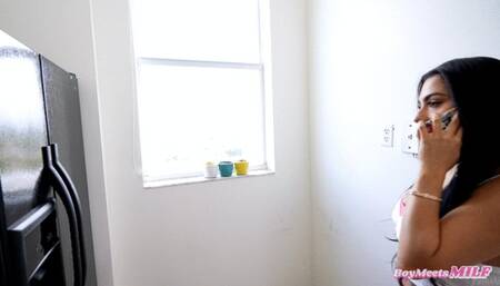 My Horny Stepmom Egypt Gets Massive Load on her Huge Tits