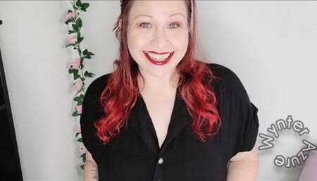 Auntie Wynter Aggressively Covers You in Red Lipstick Kisses! (ID # 1815 HD 1080rez)