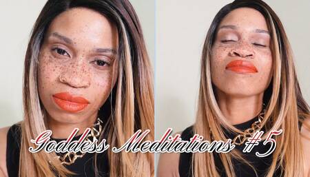 Goddess Meditations #5- Ebony Femdom Goddess Rosie Reed Goddess Worship Sensual Meditation Thought Programming For Slave Beta Males- 1080p HD