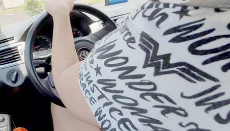 Driving steering wheel view - gear shifting (A custom)