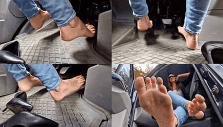 Tired feet on the pedals after a long day (small version)