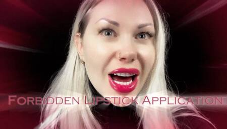 Forbidden Lipstick Application MOV