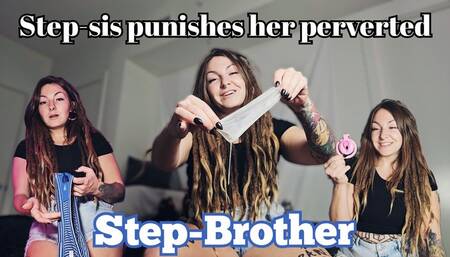 Pervy step-brother gets punished MP4