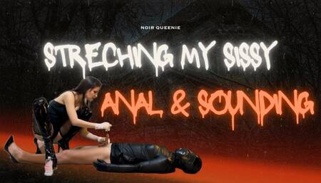 Anal stretching and sounding for my Sissy