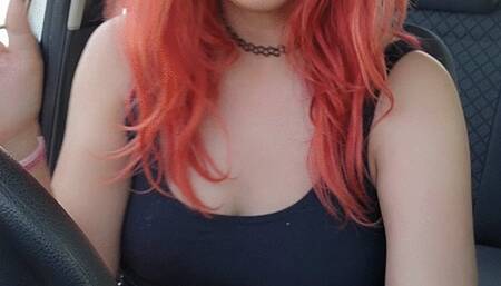 Smoking in the car with hangover before returning home - a few coughs