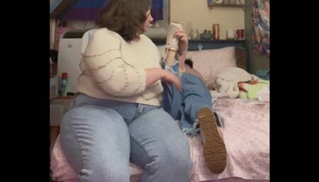 Thorough Foot Tickling with Oil