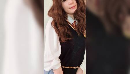 Hermione Is a Little Shy, but Her Shyness Won't Stop Her From Being a Naughty Slut Ready to Fuck Right Now
