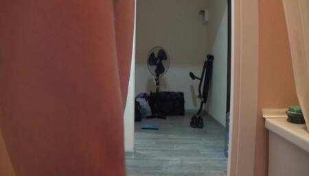 I Train My Legs, My Ass, Cock and Balls Are Shaking
