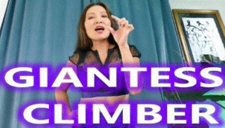 Giantess Climber - Mz Kim Giantess Femdom POV Shrinking Humiliation Asian Goddess Worship Giantess Foot Slave Training WMV