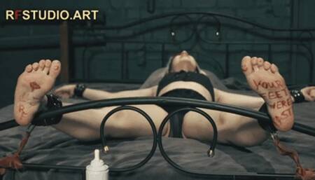 Astrid - Agent in Peril Part 2 - Tickling and Foot Worship with Whipped Cream (FULL HD MP4)