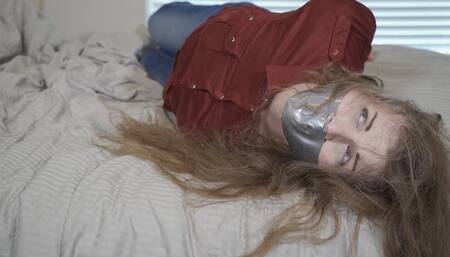 Aya Scarlett - Custom - Part 2 - Aya Cuffed and Duct Taped in Jeans