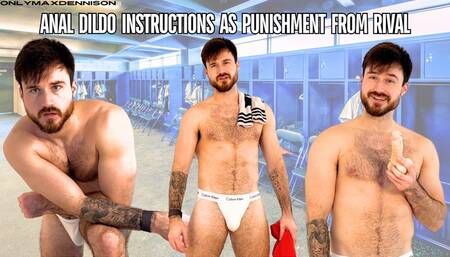 Anal dildo instructions as punishment from rival
