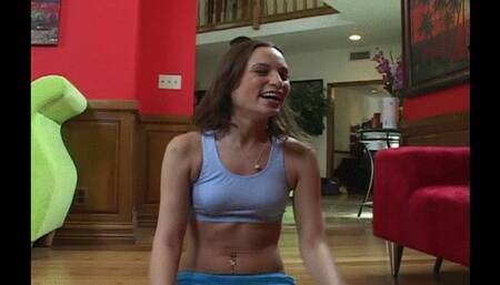 Young And Crazy Amber Sucks And Fucks Stud Gets In Her Mouth! (1st half mp4)