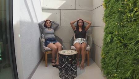 Sara’s And Vanessa First Training Session