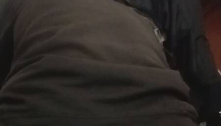 Goddess ass vs tiny slave ass squashing butt crush