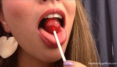 * 854x480p * Blow Pop Licking -Mp4