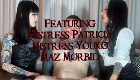 Face Spitting with Miss Patricia Mistress Youko and Maz Morbid
