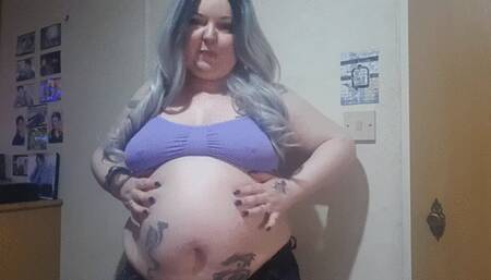 Rub My Crystal Ball Belly! WG encouragement and teasing with belly play!