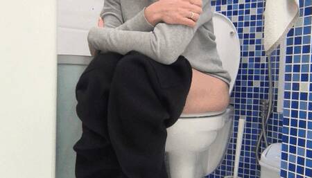 TWO SCENES OF MORNING TOILET WITH FARTING