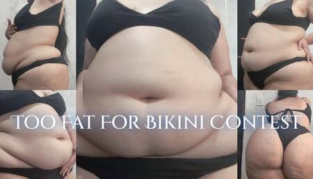 Too Fat For Bikini Contest