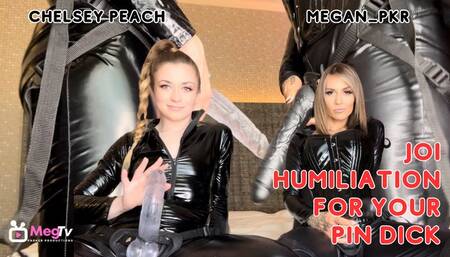 JOI humiliation for your pin dick with Chelsey Peach