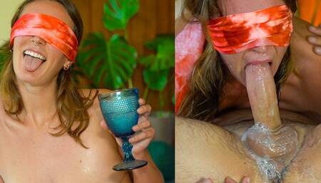 Teen Drinks And Spews On Cock - Submissive Girlfriend Training - Throatpie