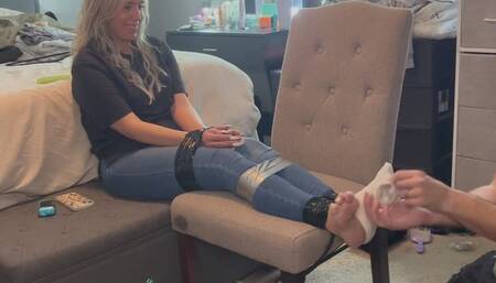 K Tickked in work clothes