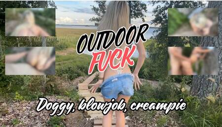 Outdoor Fuck - Bratty Blonde