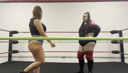 BBW pulls her hair out