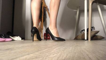 Heels teasing!