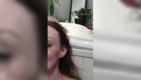 Vanessa Hastings Rough Face Fucking with Facial