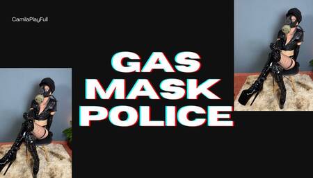 gas mask police