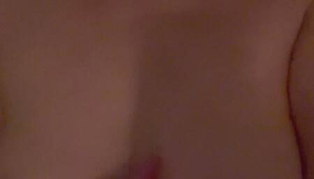 Princess BB plays with her spitty titties