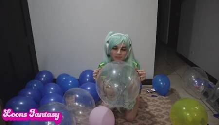 Owllete's first massive balloon pop in solo