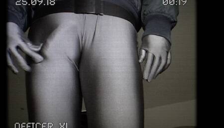 Hard Dicked Officer Xl in Uniform (one)