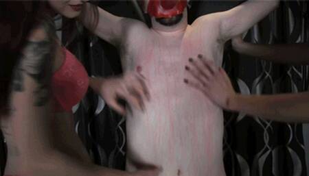 Scratched, Gagged, And Caged (1080P)